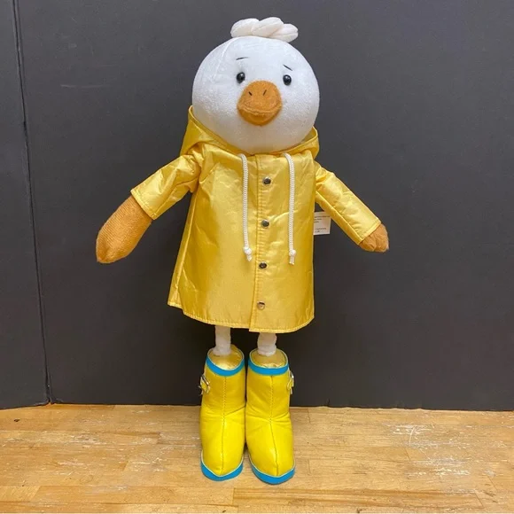 DEBI LILLY Standing Duck In Yellow Raincoat and Boots Decorative - Floral 18” - Picture 5 of 9